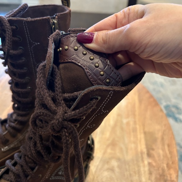 Dr. Martens 1B99 Gothic Americana Mid-Calf Platform Boots – Brown - US 5 Fits 6 - Picture 13 of 16